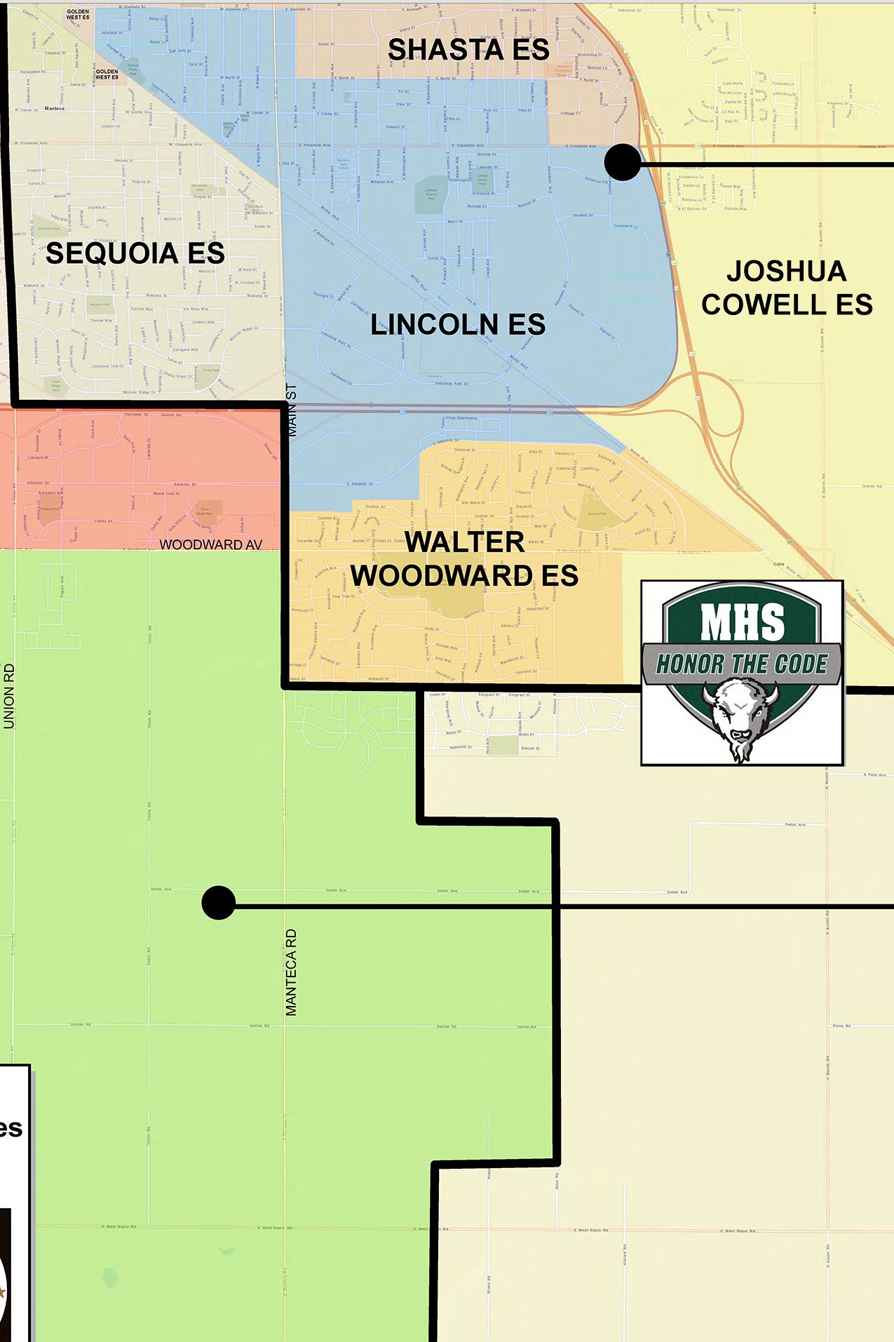 Manteca High School Campus Map