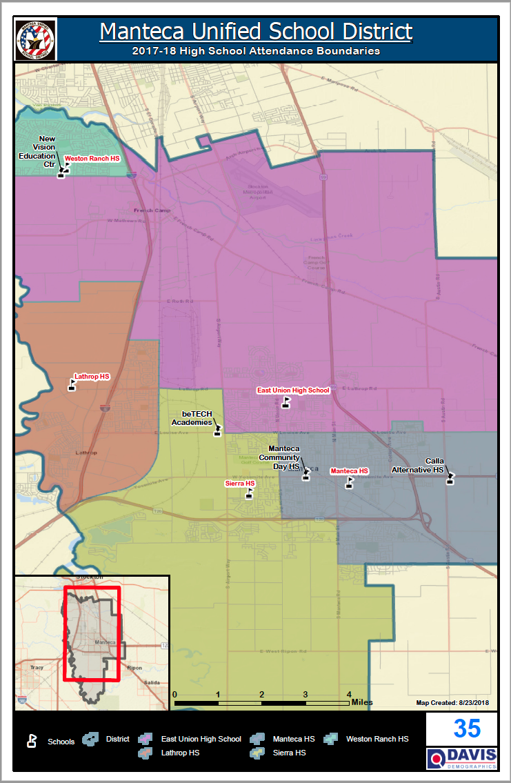 Manteca High School Campus Map